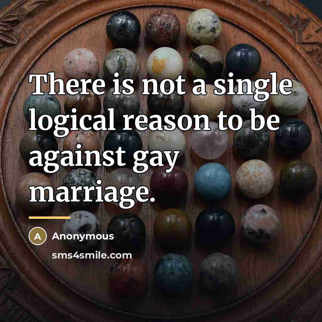 “There is not a single logical reason to be against…” quote by Anonymous