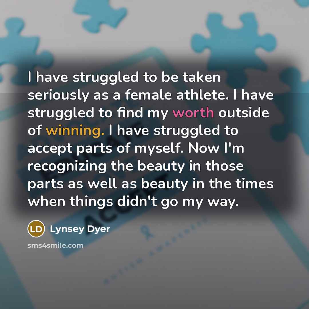 “I have struggled to be taken seriously as a female…” quote by Lynsey Dyer