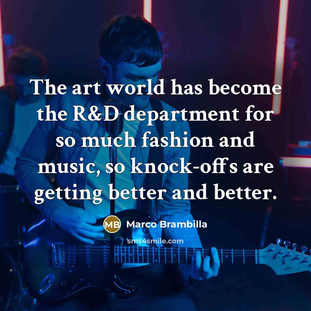 “The art world has become the R&D department for so…” quote by Marco Brambilla