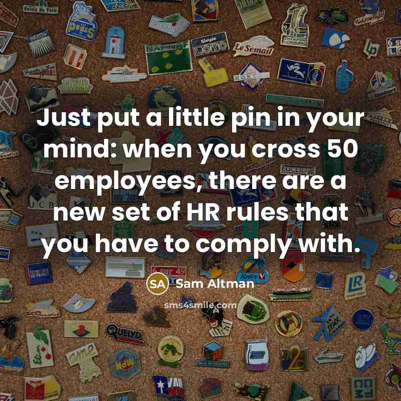 “Just put a little pin in your mind: when you…” quote by Sam Altman