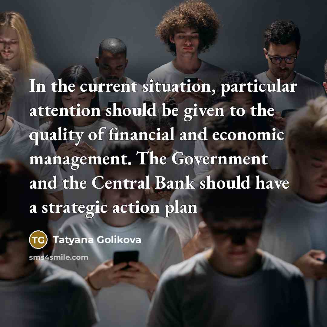“In the current situation, particular attention should be given to…” quote by Tatyana Golikova