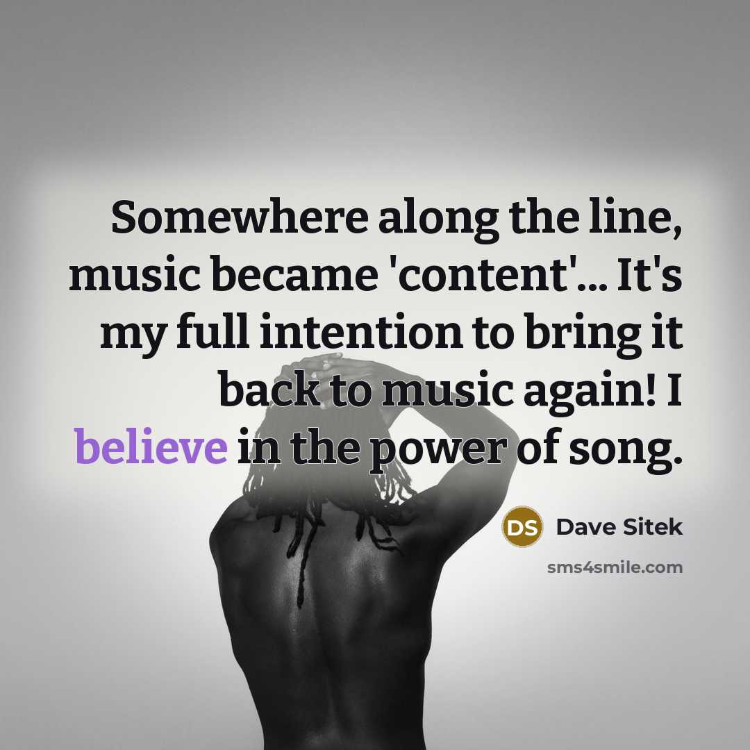“Somewhere along the line, music became 'content'... It's my full…” quote by Dave Sitek