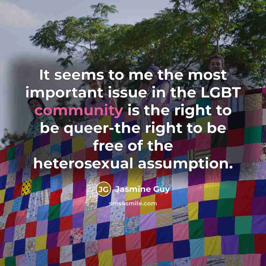 “It seems to me the most important issue in the…” quote by Jasmine Guy