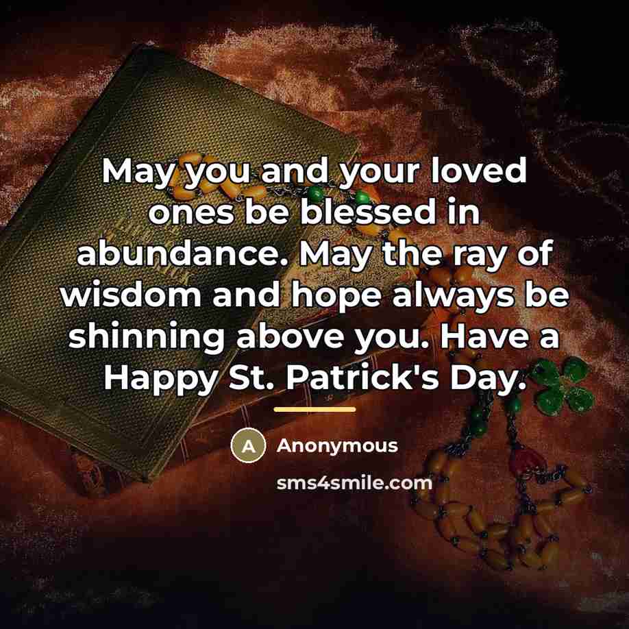 “May you and your loved ones be blessed in abundance.…” quote by Anonymous
