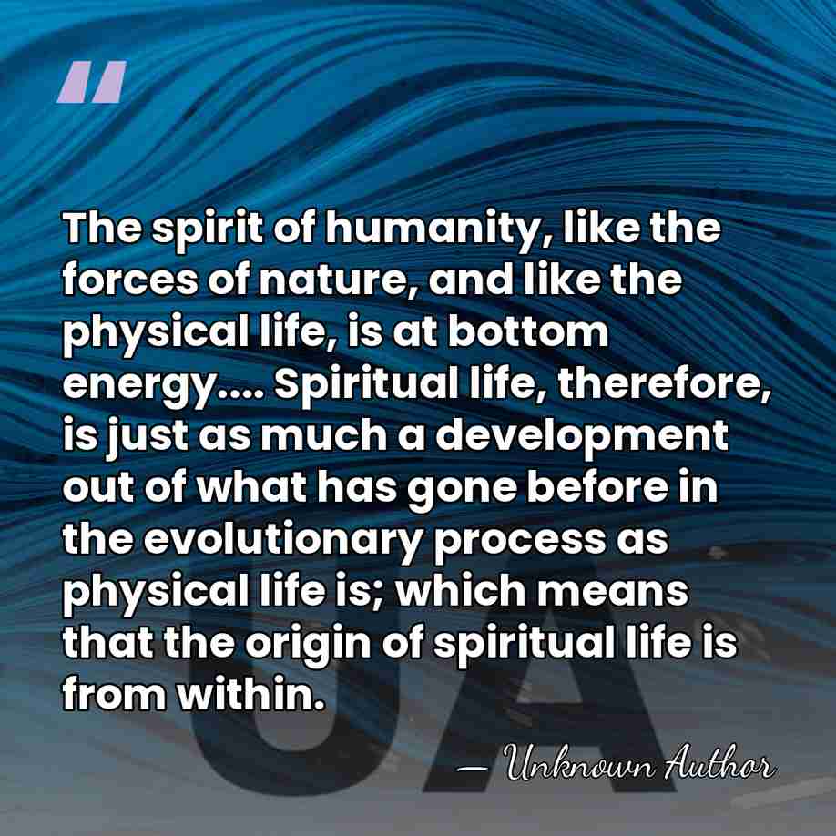 The spirit of humanity, like the forces of nature, and like the&hellip; - Unknown Author