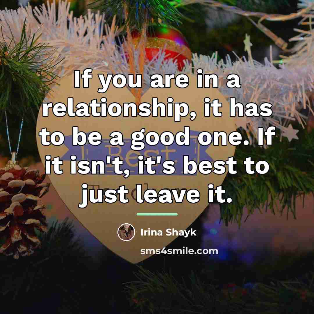 “If you are in a relationship, it has to be…” quote by Irina Shayk