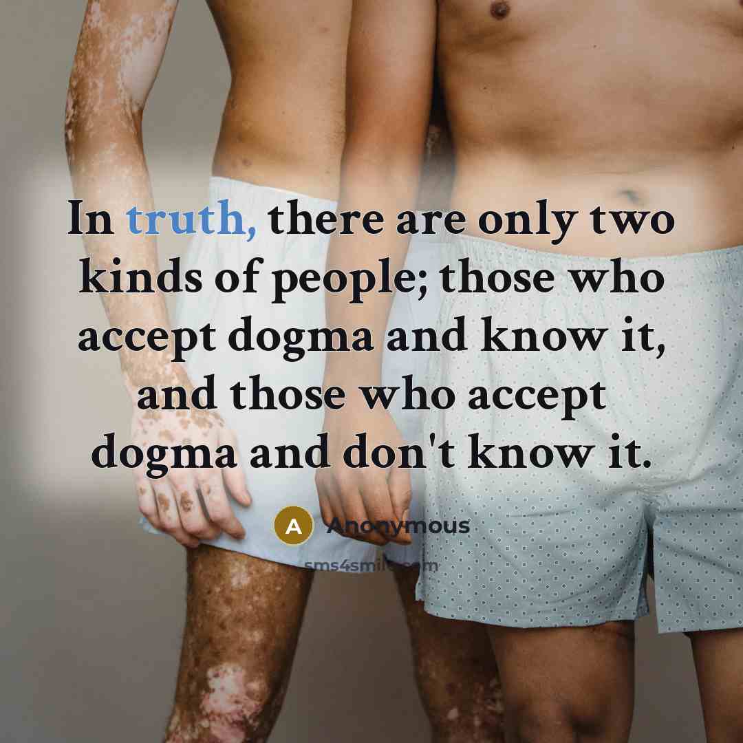 “In truth, there are only two kinds of people; those…” quote by Anonymous