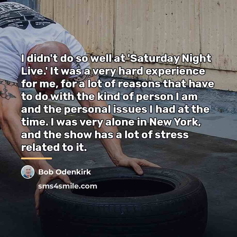 “I didn't do so well at 'Saturday Night Live.' It…” quote by Bob Odenkirk