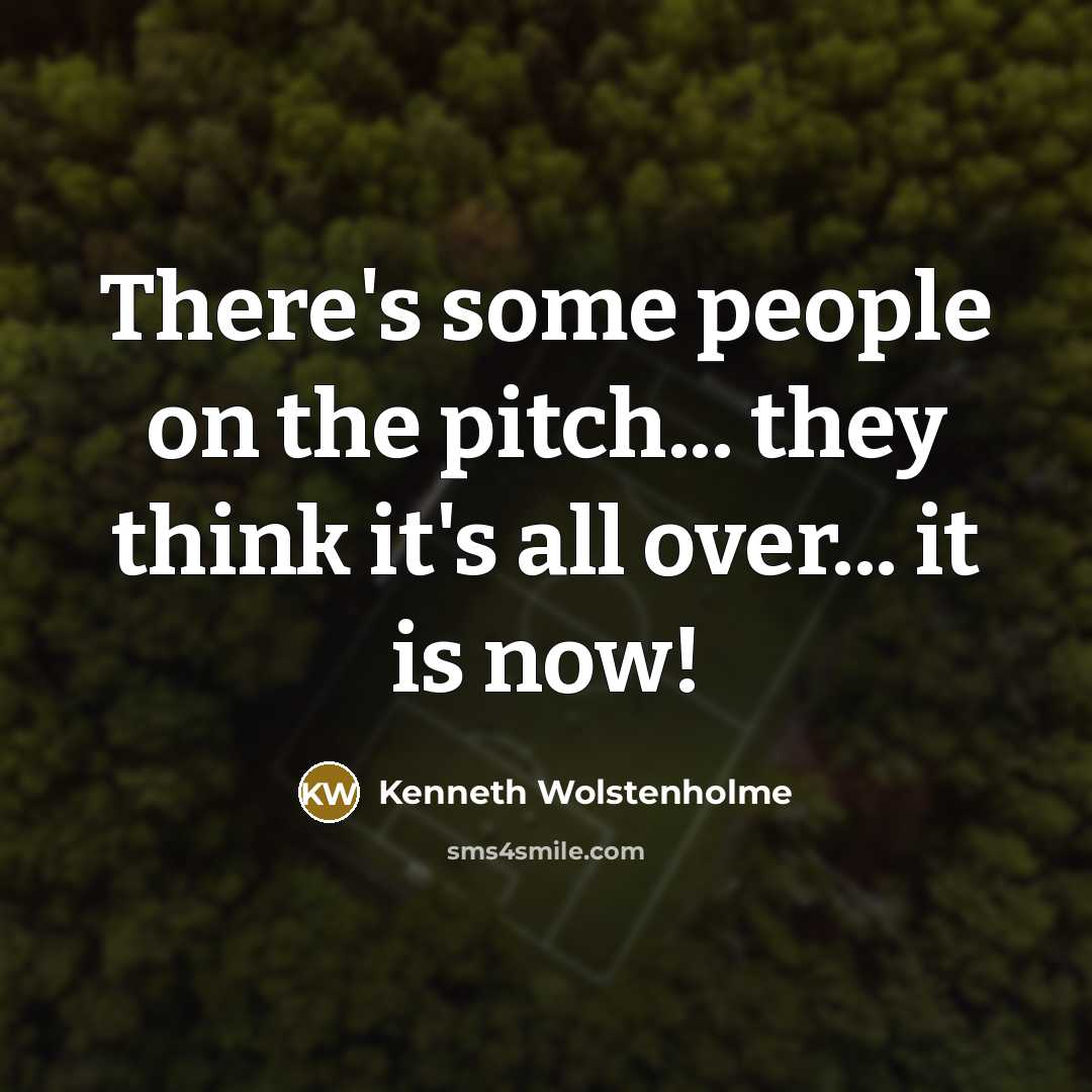 “There's some people on the pitch... they think it's all over... it is now!” quote by Kenneth Wolstenholme