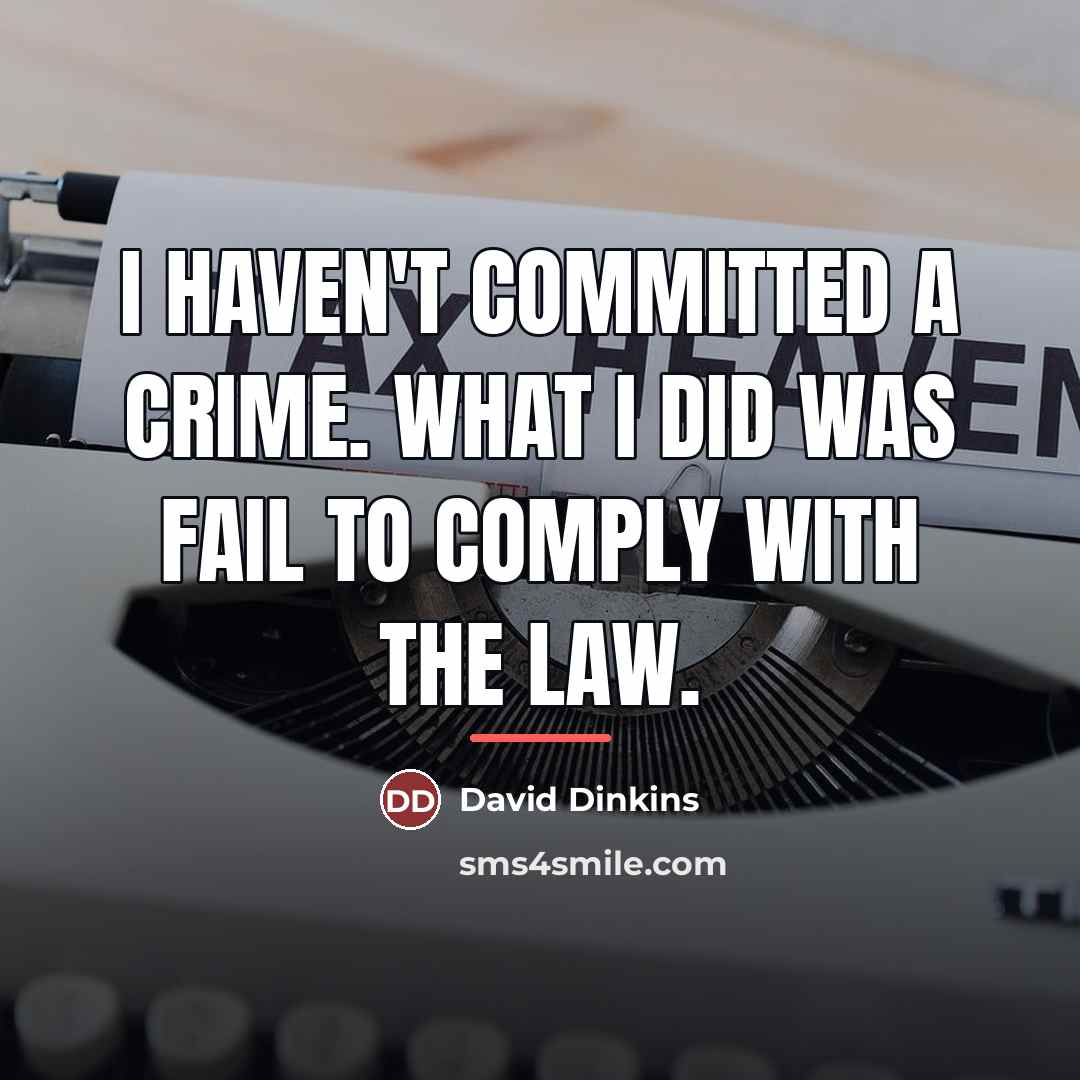 “I haven't committed a crime. What I did was fail…” quote by David Dinkins
