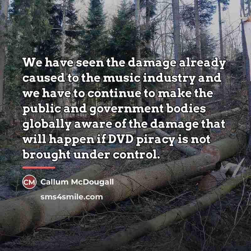 “We have seen the damage already caused to the music…” quote by Callum McDougall