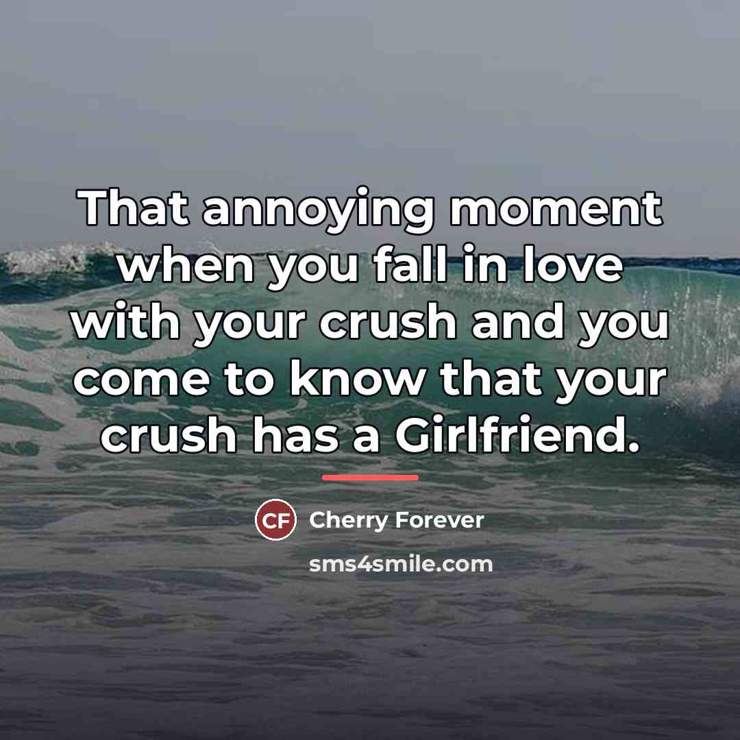 “That annoying moment when you fall in love with your…” quote by Cherry Forever