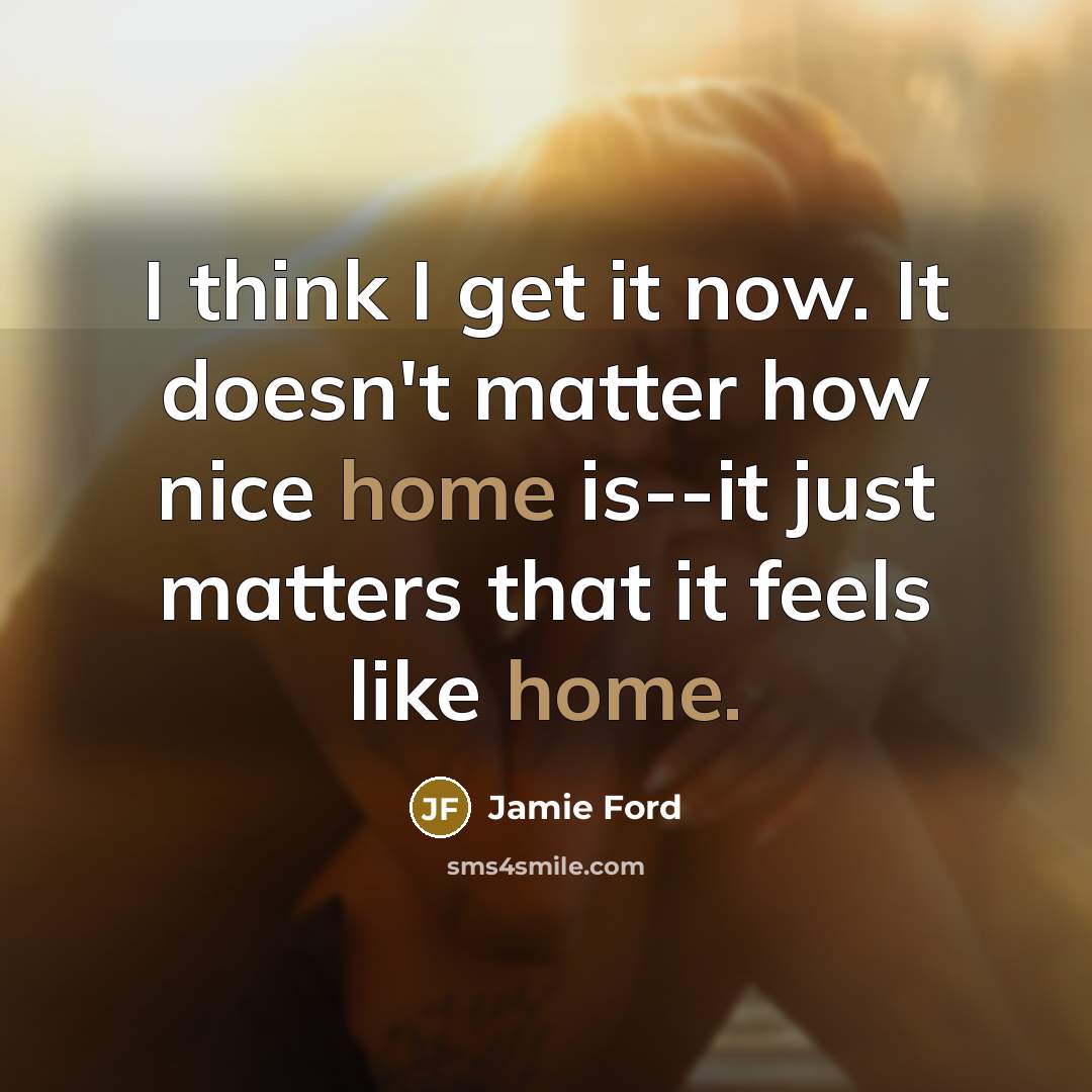 “I think I get it now. It doesn't matter how…” quote by Jamie Ford