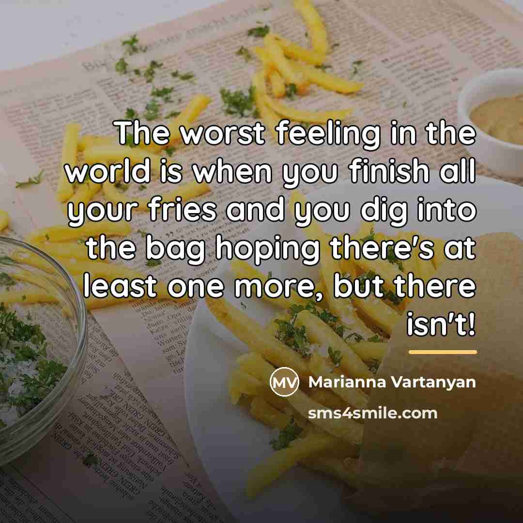 “The worst feeling in the world is when you finish…” quote by Marianna Vartanyan