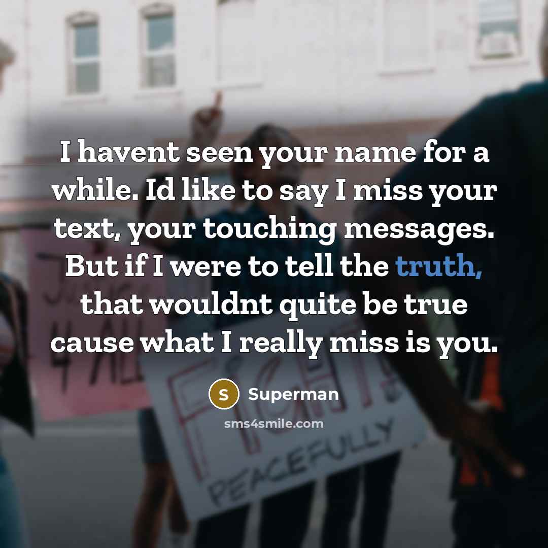 “I havent seen your name for a while. Id like…” quote by Superman
