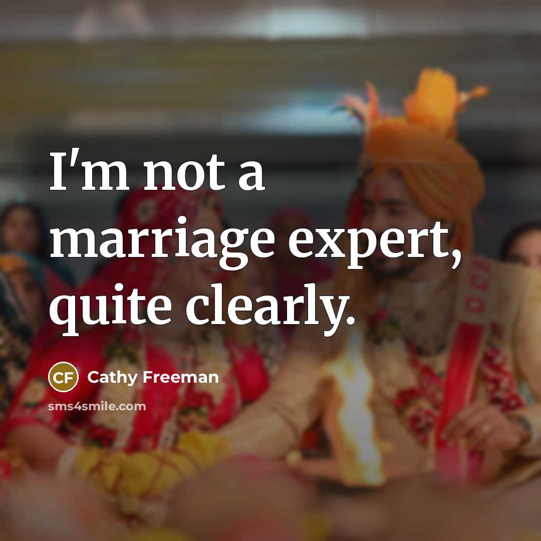“I'm not a marriage expert, quite clearly.…” quote by Cathy Freeman