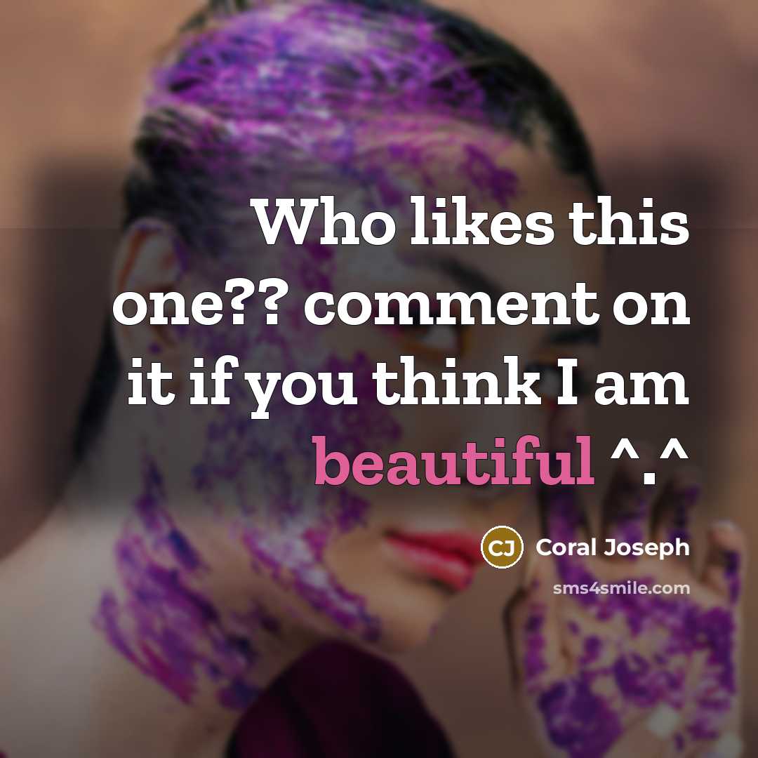 “Who likes this one?? comment on it if you think…” quote by Coral Joseph