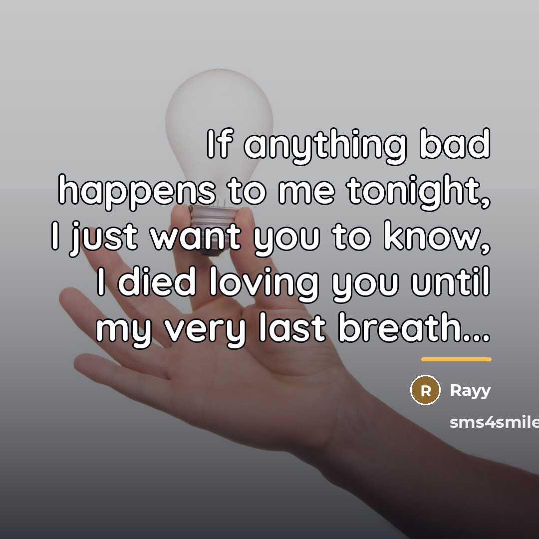 “If anything bad happens to me tonight, I just want…” quote by Rayy
