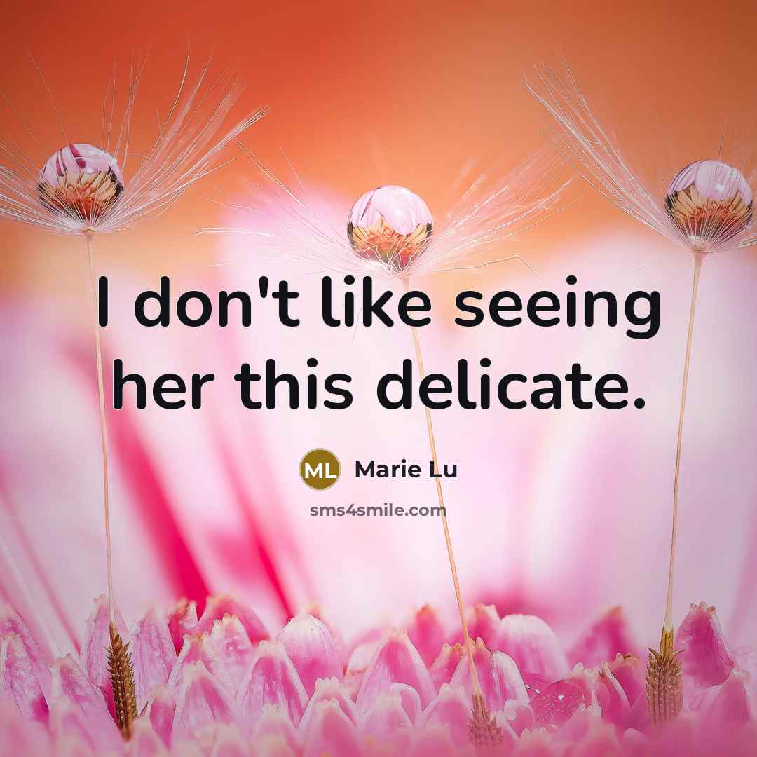 “I don't like seeing her this delicate.…” quote by Marie Lu
