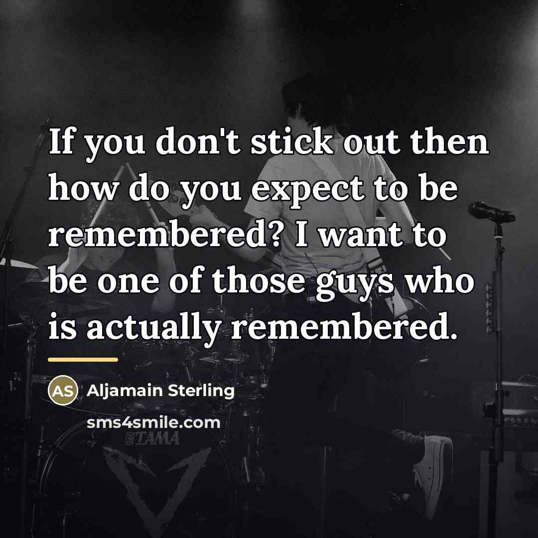 “If you don't stick out then how do you expect…” quote by Aljamain Sterling