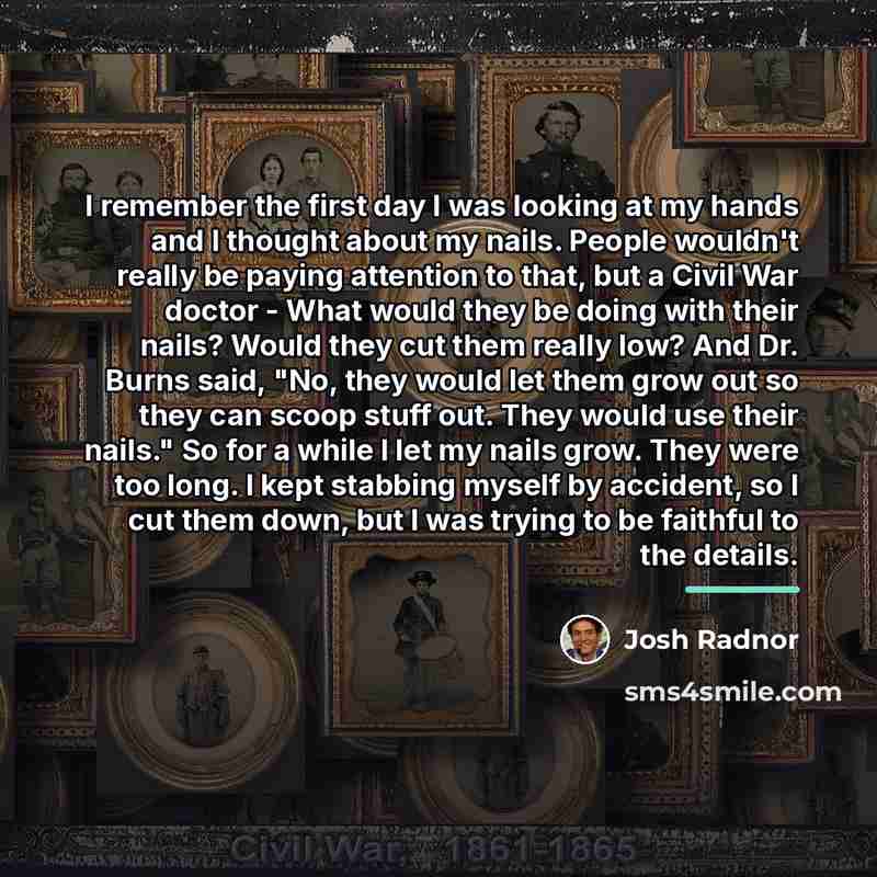 “I remember the first day I was looking at my…” quote by Josh Radnor