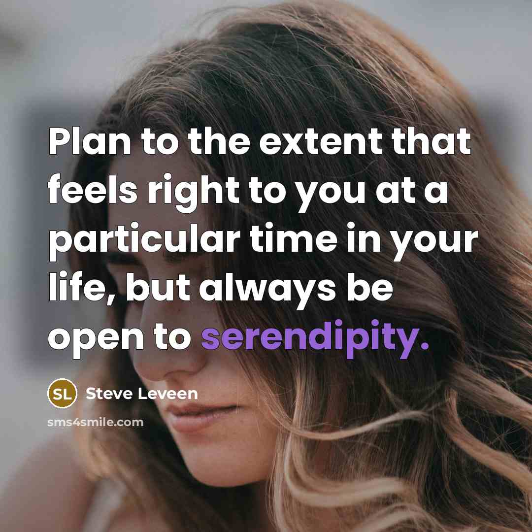 “Plan to the extent that feels right to you at…” quote by Steve Leveen