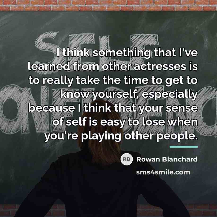 “I think something that I've learned from other actresses is…” quote by Rowan Blanchard