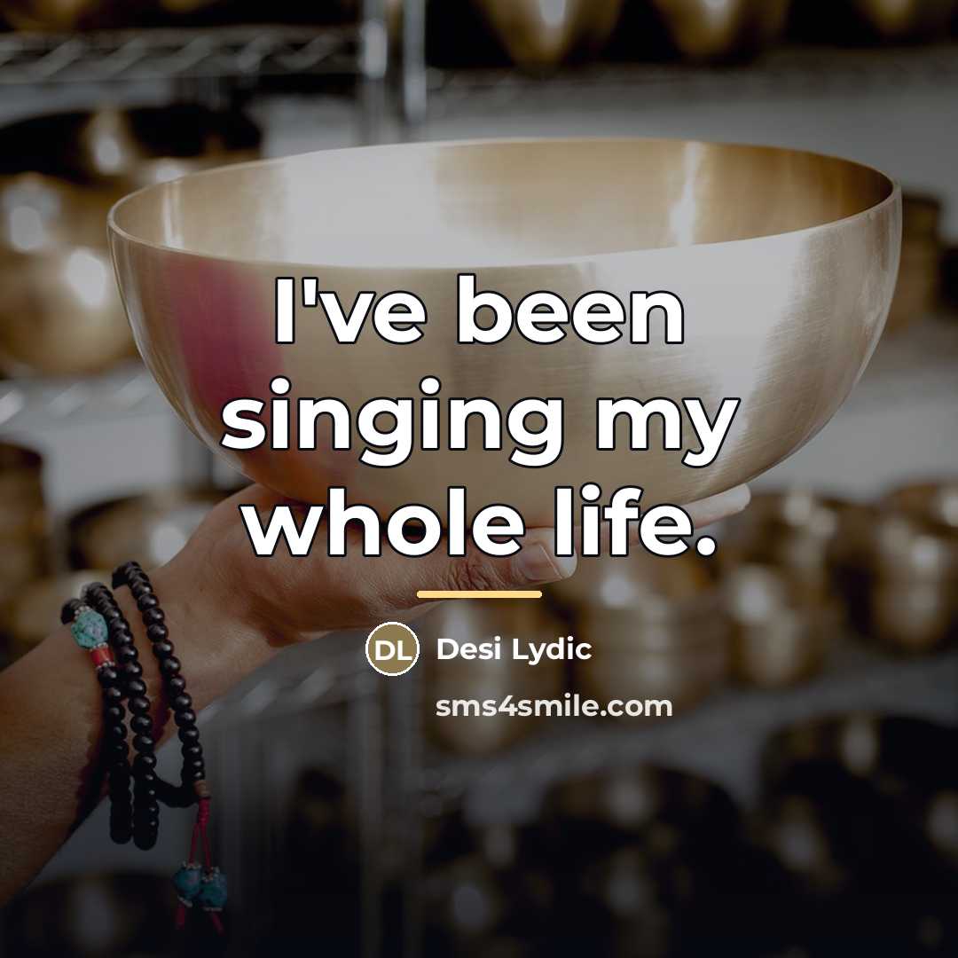 “I've been singing my whole life.…” quote by Desi Lydic