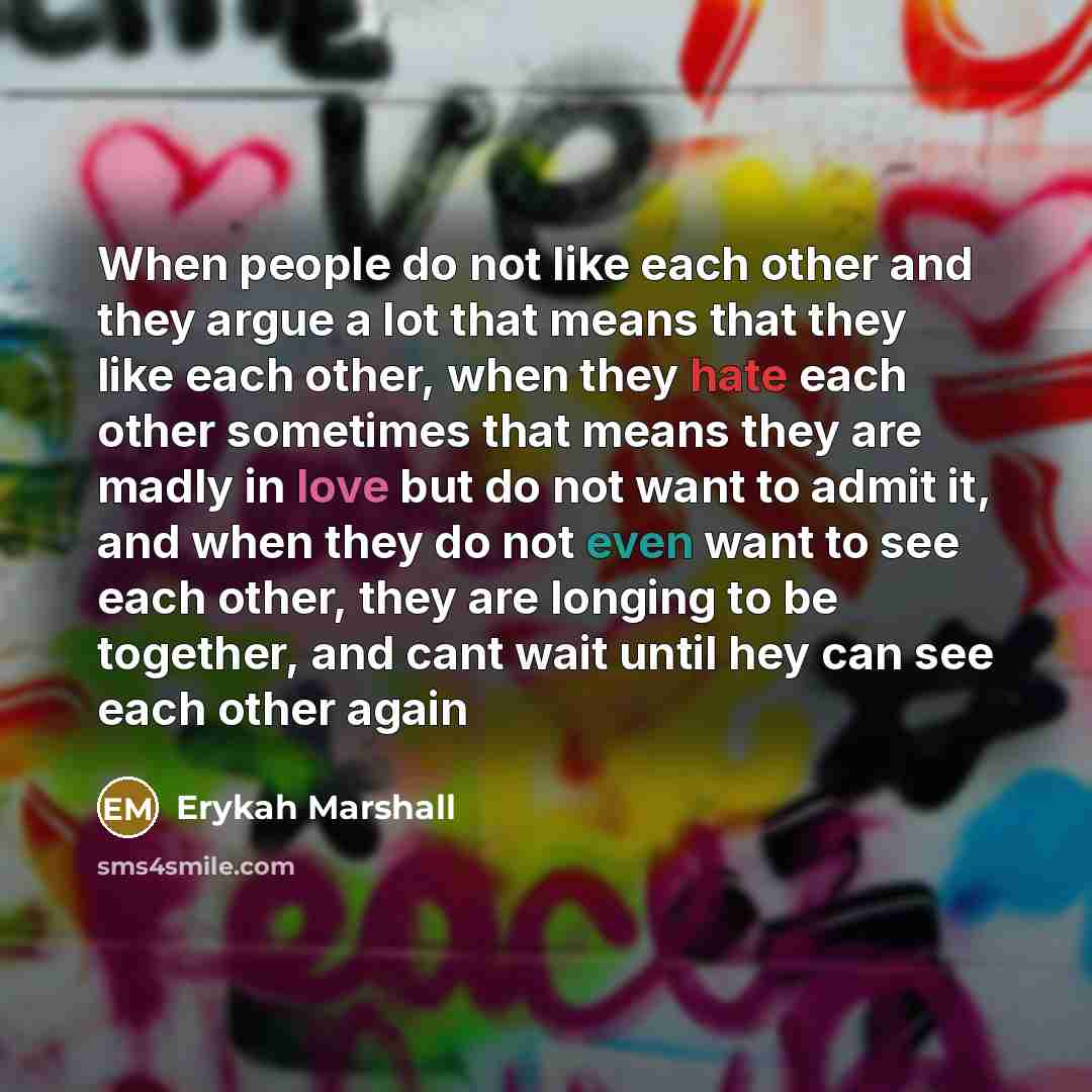 “When people do not like each other and they argue…” quote by Erykah Marshall