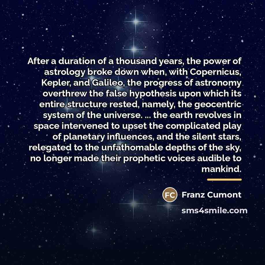 “After a duration of a thousand years, the power of…” quote by Franz Cumont