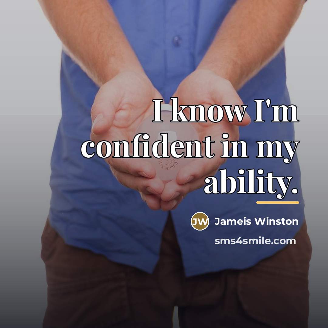 “I know I'm confident in my ability.…” quote by Jameis Winston