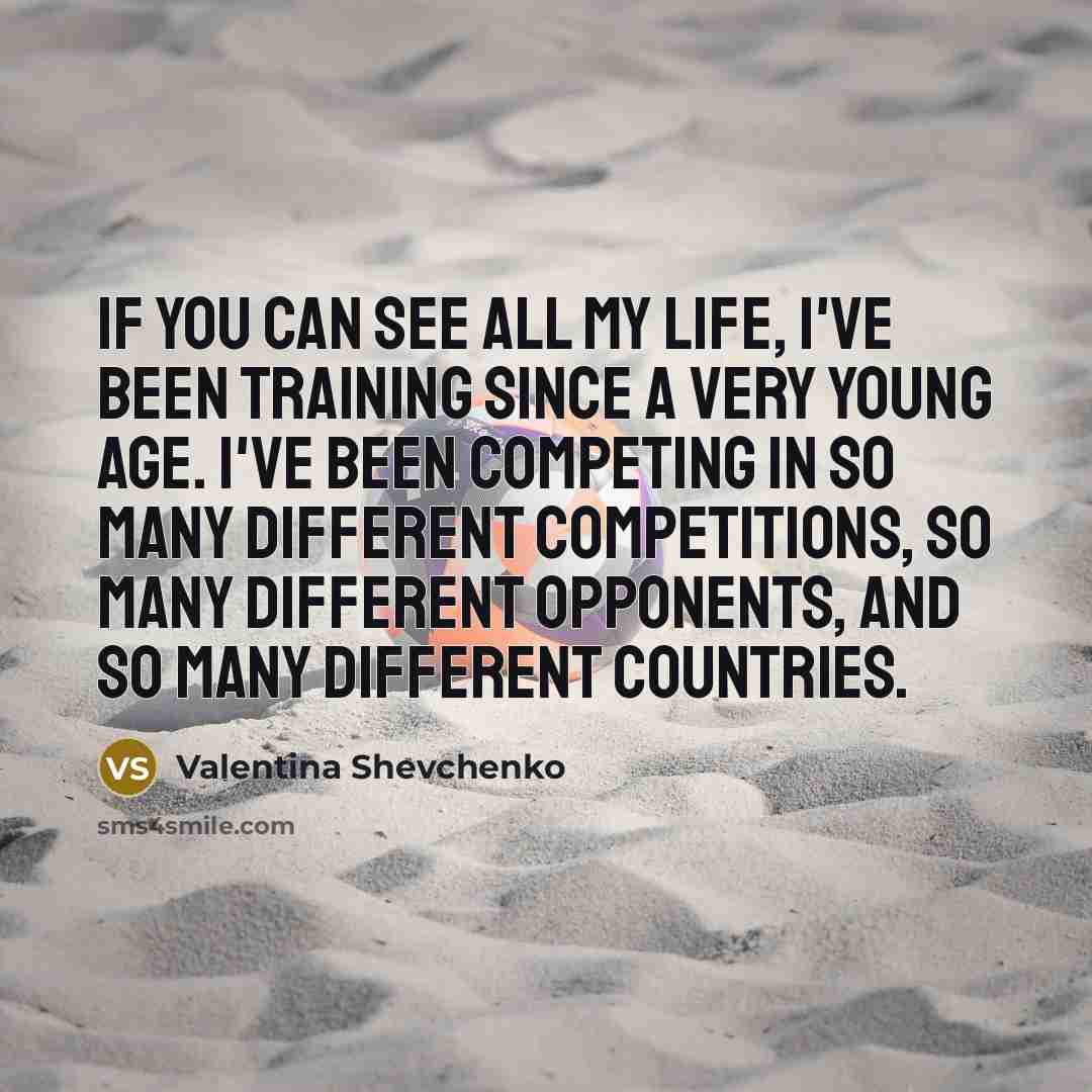 “If you can see all my life, I've been training…” quote by Valentina Shevchenko