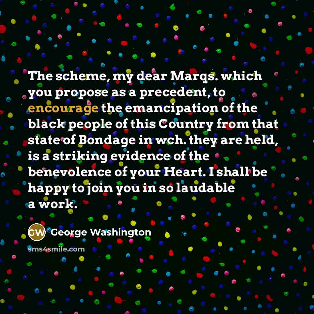 “The scheme, my dear Marqs. which you propose as a…” quote by George Washington