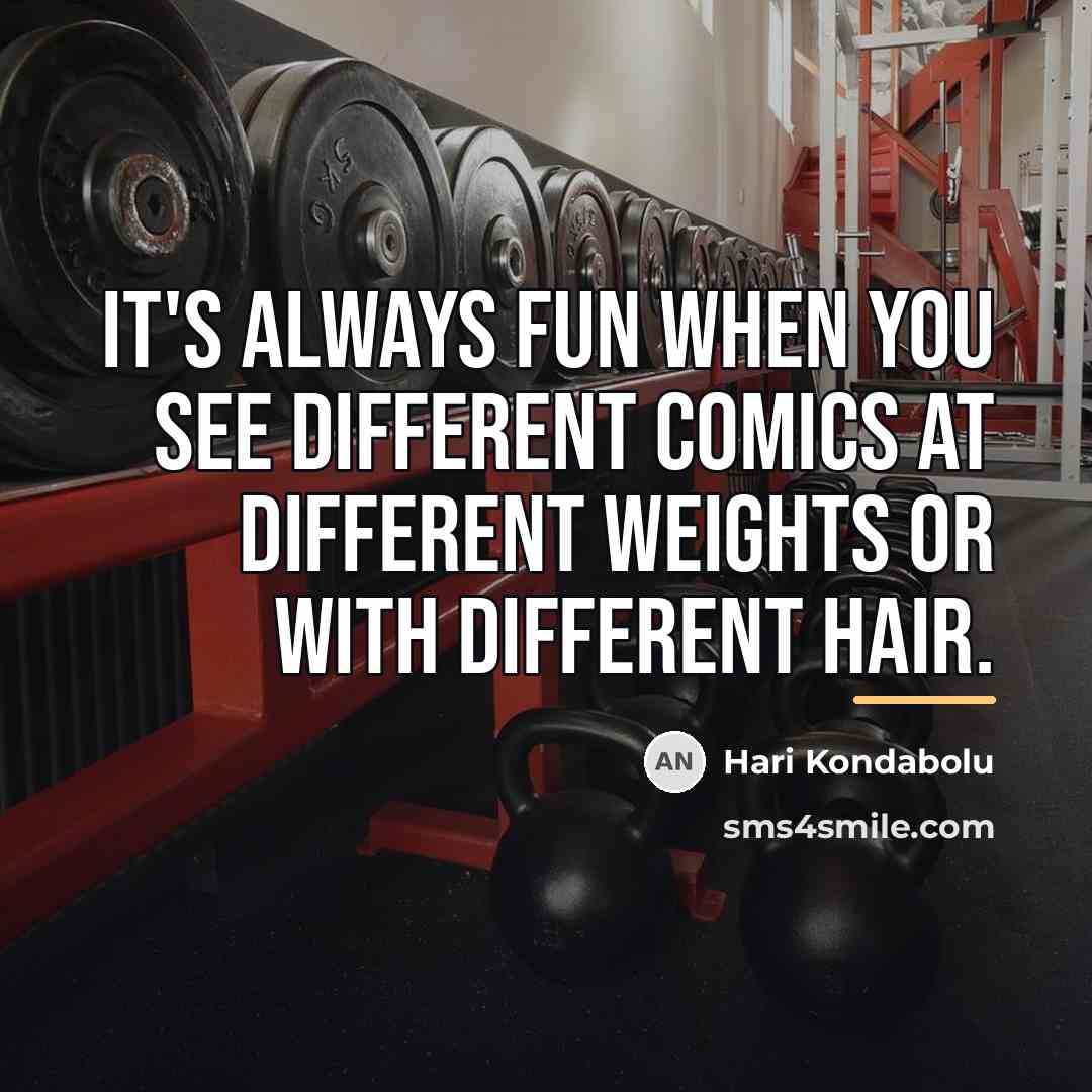 “It's always fun when you see different comics at different…” quote by Hari Kondabolu