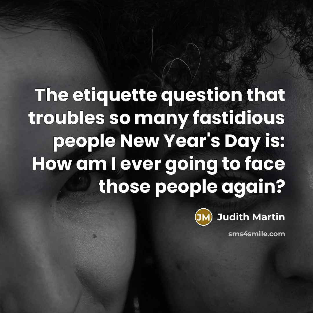 “The etiquette question that troubles so many fastidious people New…” quote by Judith Martin