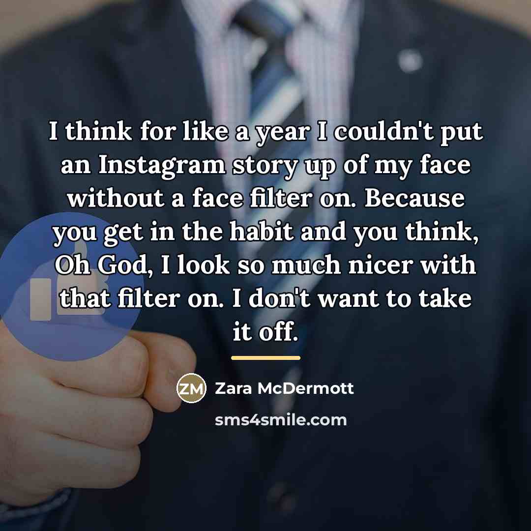 “I think for like a year I couldn't put an…” quote by Zara McDermott