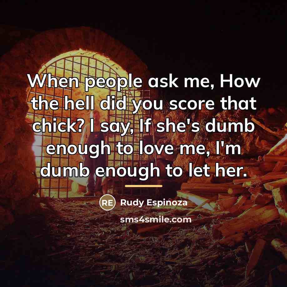 “When people ask me, How the hell did you score…” quote by Rudy Espinoza