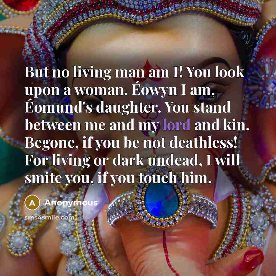 “But no living man am I! You look upon a…” quote by Anonymous