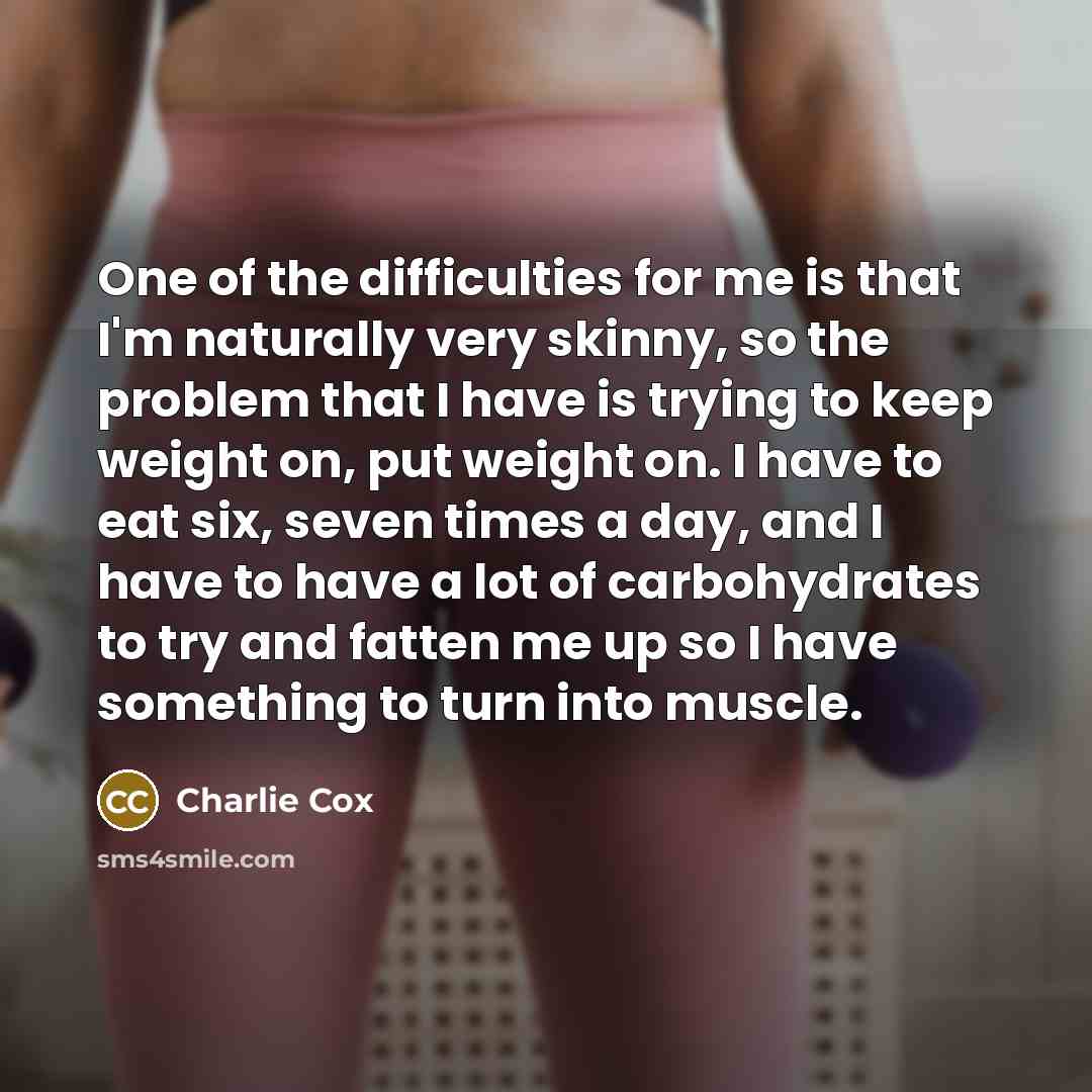 “One of the difficulties for me is that I'm naturally…” quote by Charlie Cox