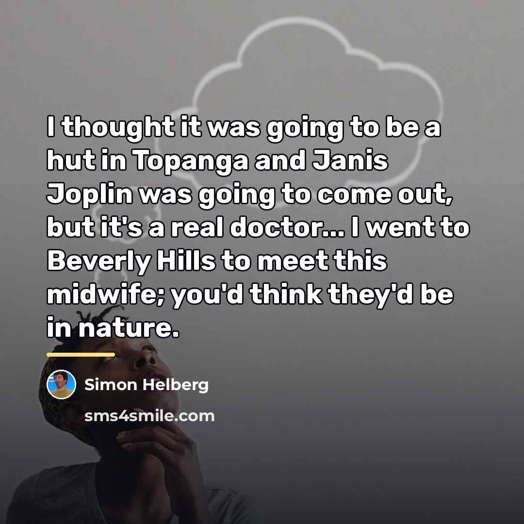 “I thought it was going to be a hut in…” quote by Simon Helberg