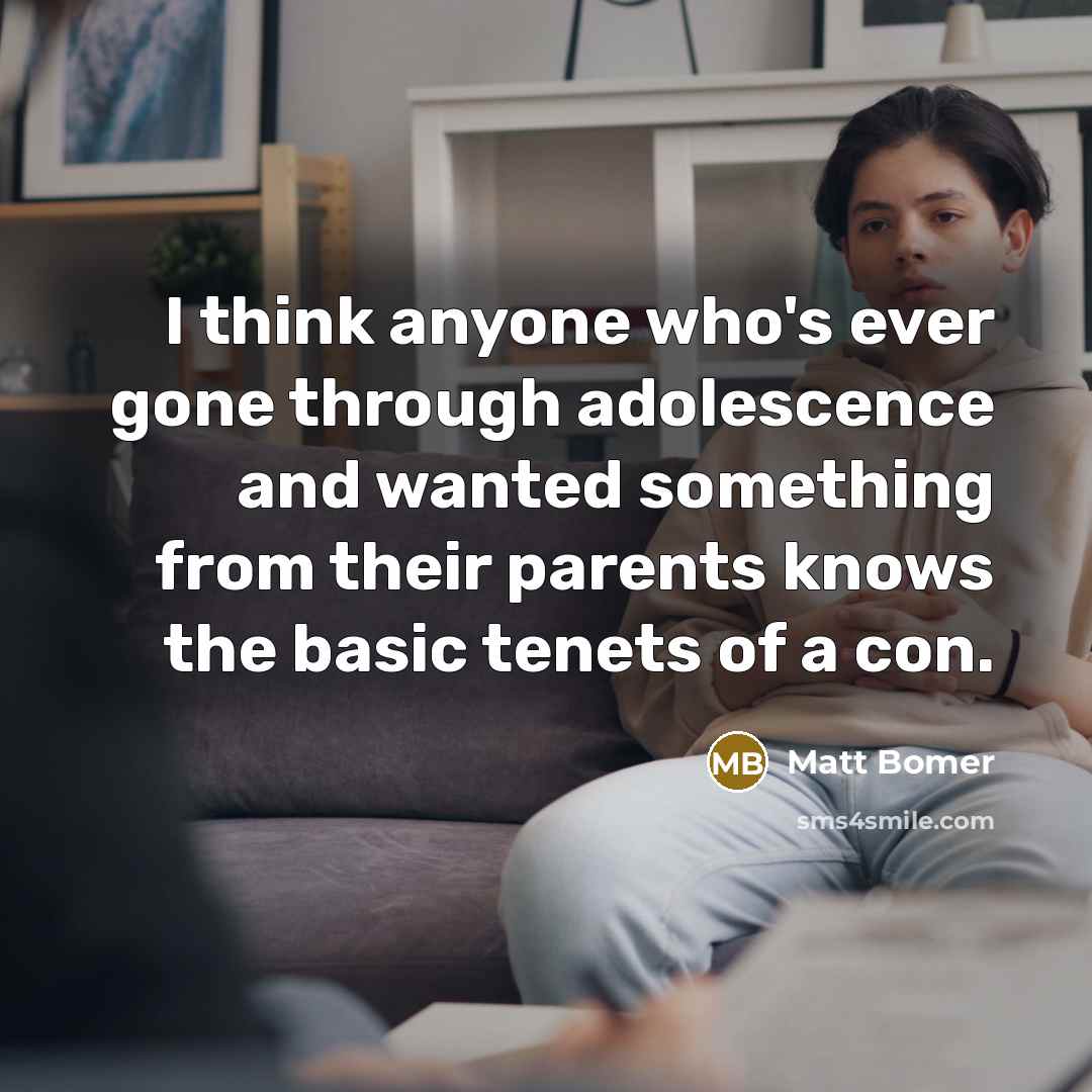 “I think anyone who's ever gone through adolescence and wanted…” quote by Matt Bomer
