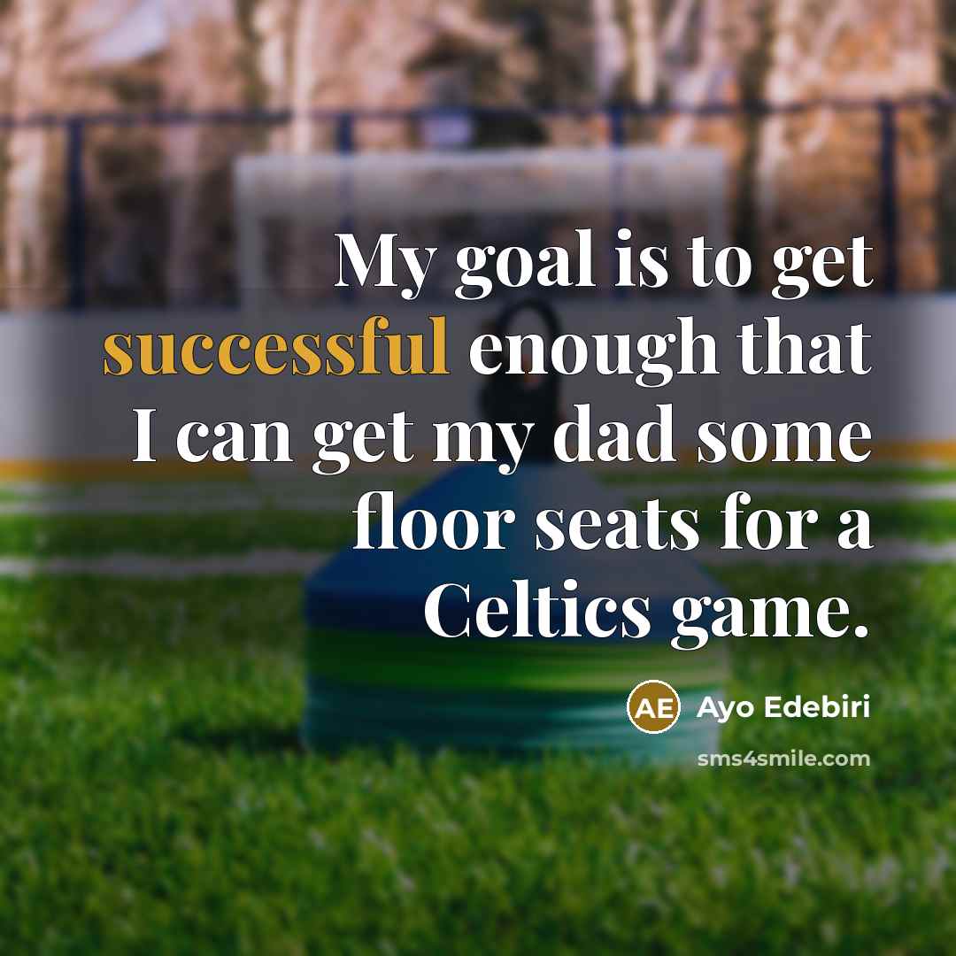 “My goal is to get successful enough that I can…” quote by Ayo Edebiri