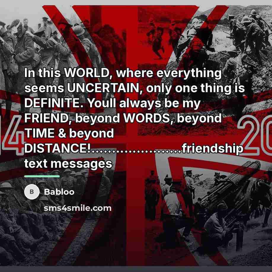 “In this WORLD, where everything seems UNCERTAIN, only one thing…” quote by Babloo