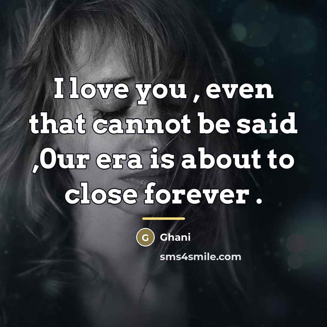“I love you , even that cannot be said ,0ur…” quote by Ghani
