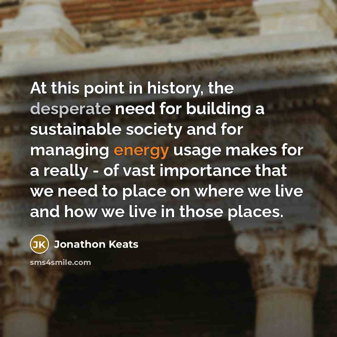 “At this point in history, the desperate need for building…” quote by Jonathon Keats