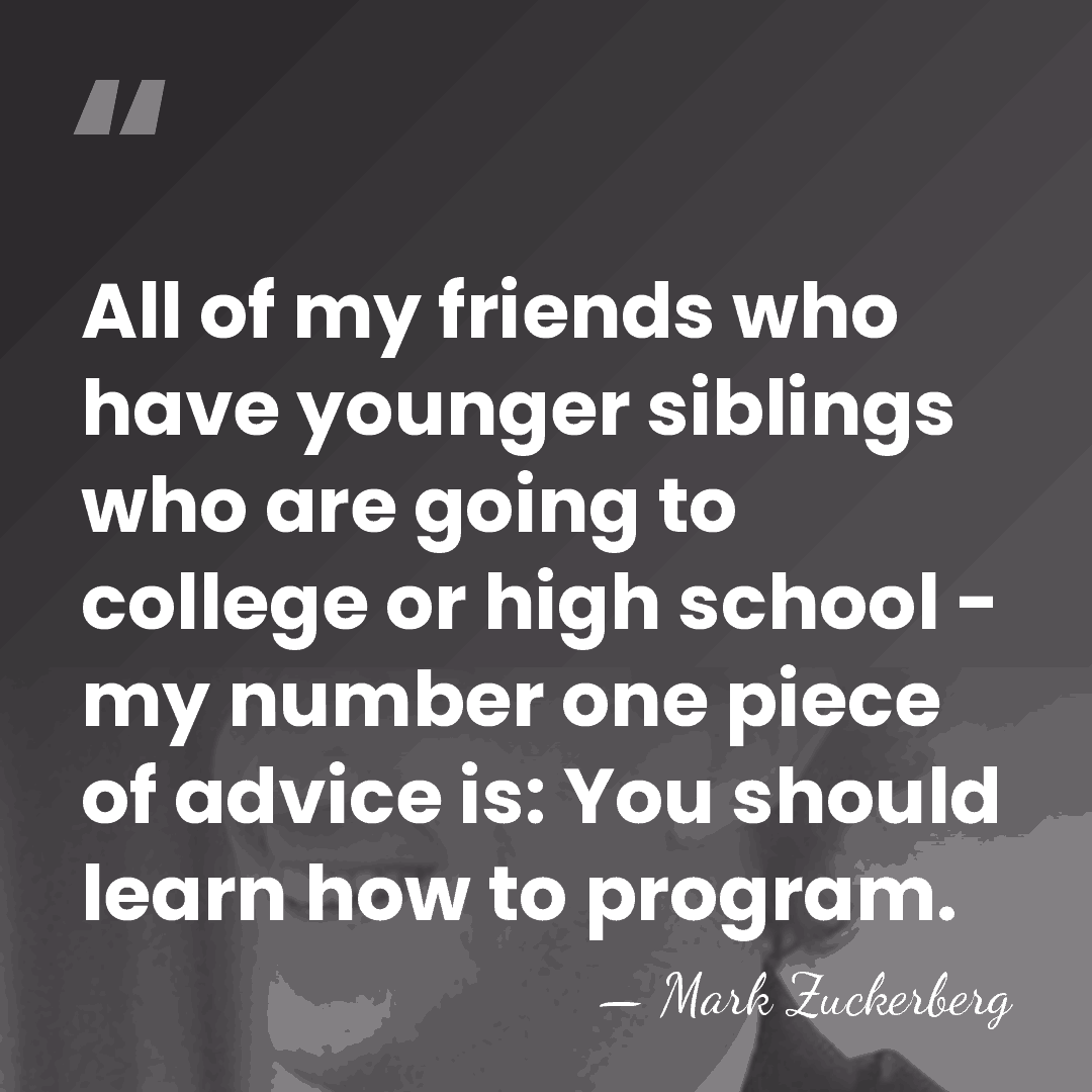 All of my friends who have younger siblings who are going to&hellip; - Mark Zuckerberg