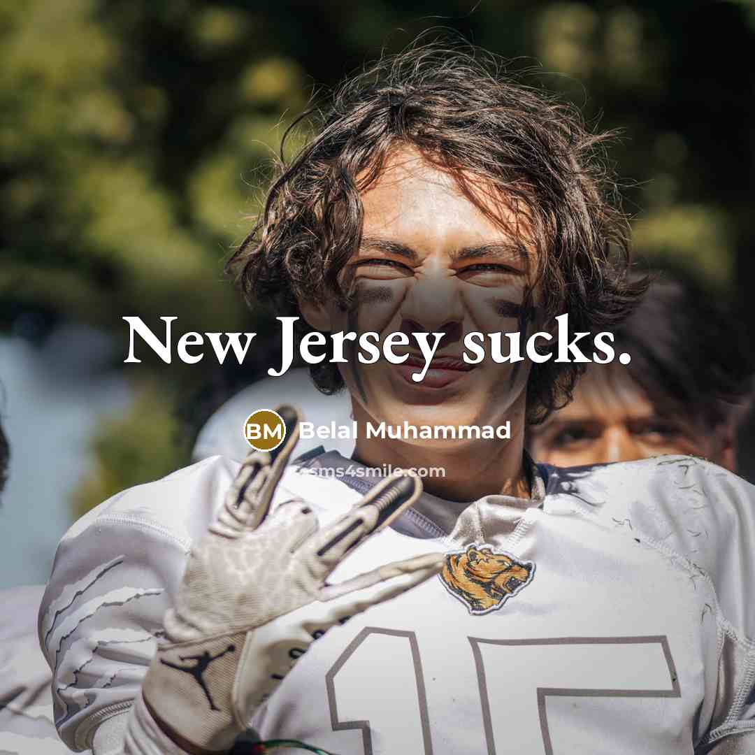 “New Jersey sucks.…” quote by Belal Muhammad