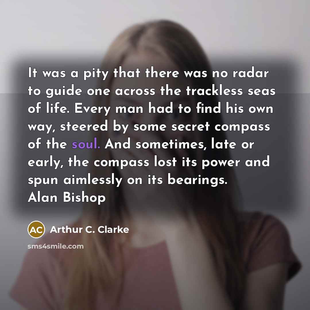 “It was a pity that there was no radar to…” quote by Arthur C. Clarke