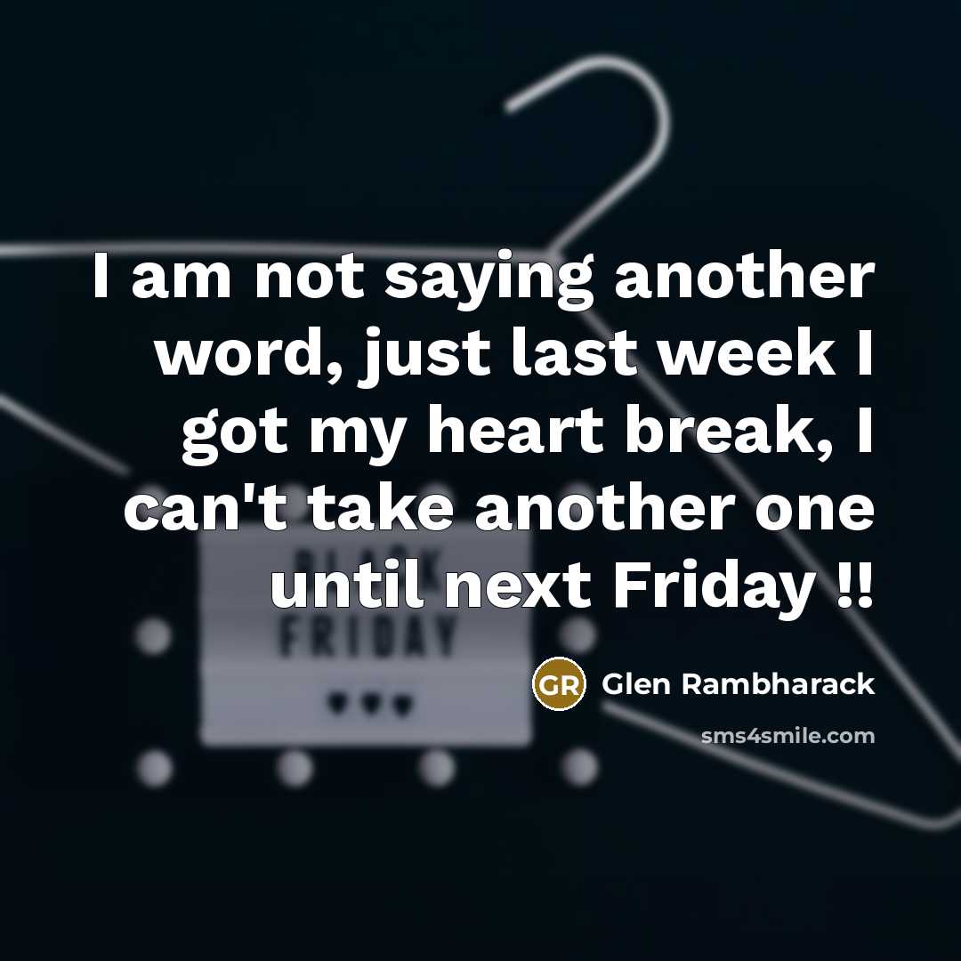“I am not saying another word, just last week I…” quote by Glen Rambharack