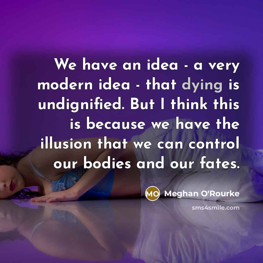 “We have an idea - a very modern idea -…” quote by Meghan O'Rourke